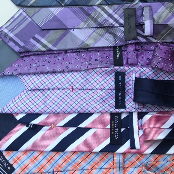 Men’s mixed lot of designer brand ties (9 pieces) - Picture 4 of 5